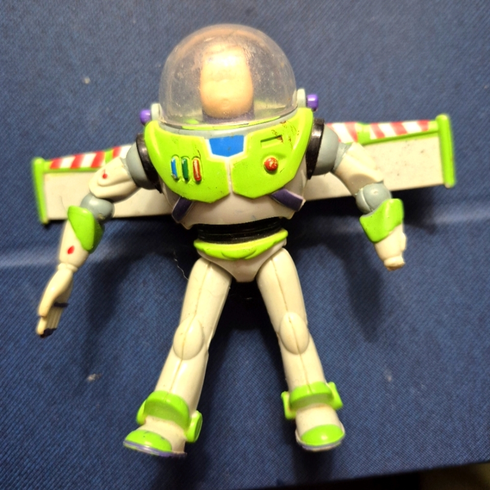 Buzz Lightyear Action Figure - Green and White